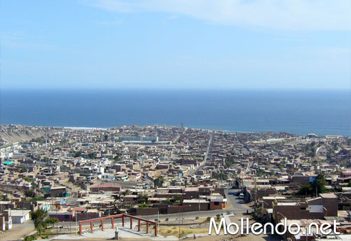 Vista panoramica de la ciudad de Mollendo